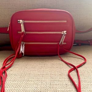 Rebecca Minkoff small red belt bag.